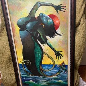 Large size folk art painting